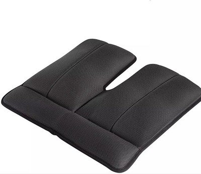 Seat Cushion Non-Slip Orthopedic Support Back Semi-Circle Shape Black Color Best