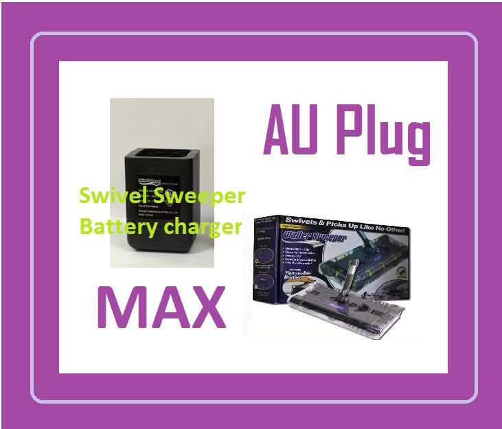 Brand New Battery Charger for Swivel Sweeper Max AU plug, A Charger