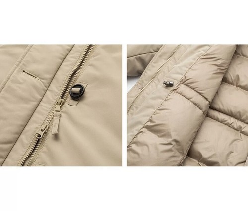 Pre-owned Uniqlo Women Ultra Warm Down Coat Size Xs In Beige