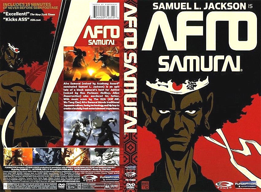 AFRO SAMURAI Samuel L Jackson BRAND NEW DVD FACTORY SEALED