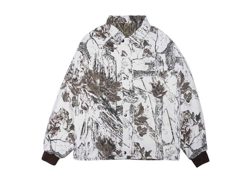 Supreme RealTree Reversible Quilted Work Jacket Snow Camo | eBay