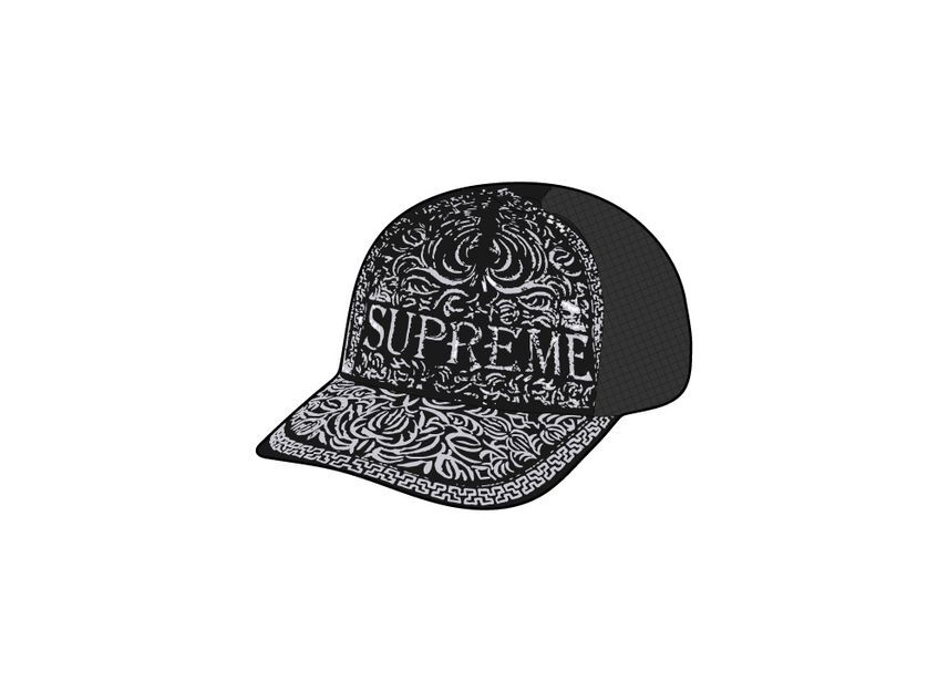 帽子 Supreme Vaquero Mesh Back 5-Panel Black Buy Supreme Vaquero Mesh Back 5-Panel 'Black' - SS25H49