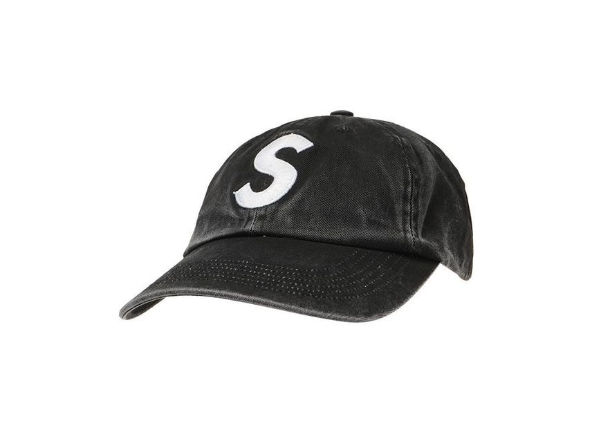 SupremePigmentCoatedS Logo　6-Panel black Supreme Pigment Print S Logo 6-Panel (FW23) - $48