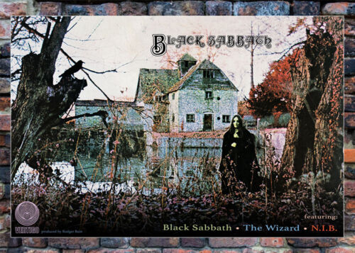 Black Sabbath first album poster Vertigo Records 20" x 30" display "your" vinyl