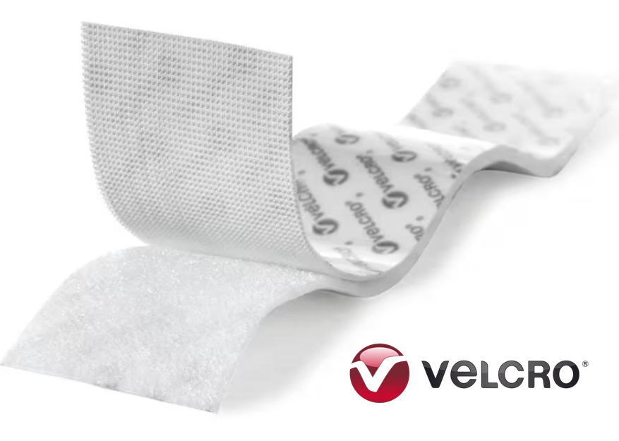 VELCRO 2” x 4” Industrial Heavy Duty Strips Self Adhesive White Inch Brand Strip