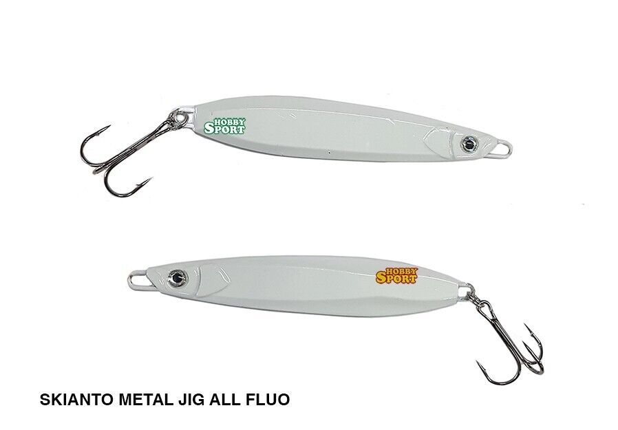 METAL JIG SKIANTO CASTING MODELLO E  80 GR  COL ALL FLUO  SPINNING MARE