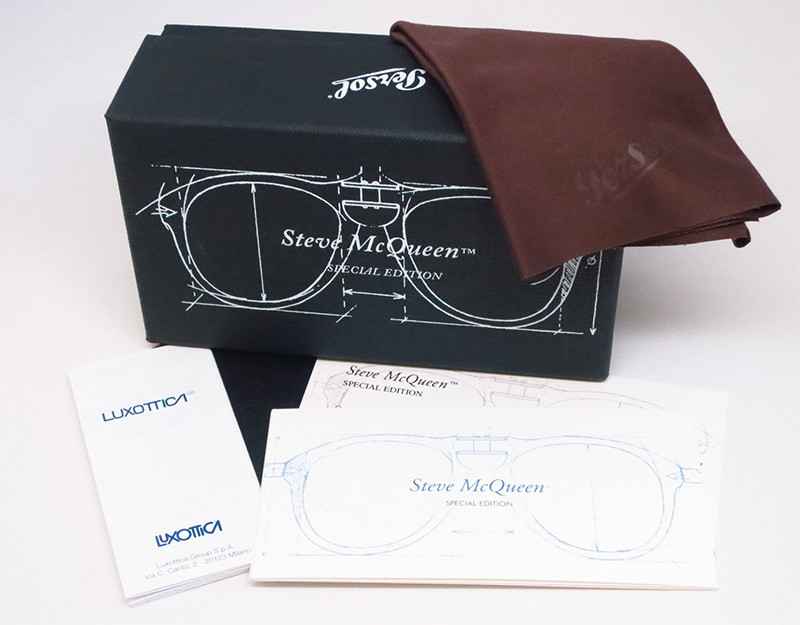 Pre-owned Persol 714/sm Sunglasses 714sm Havana Steve Mcqueen 24p1 Polarized Authentic 54m In Green
