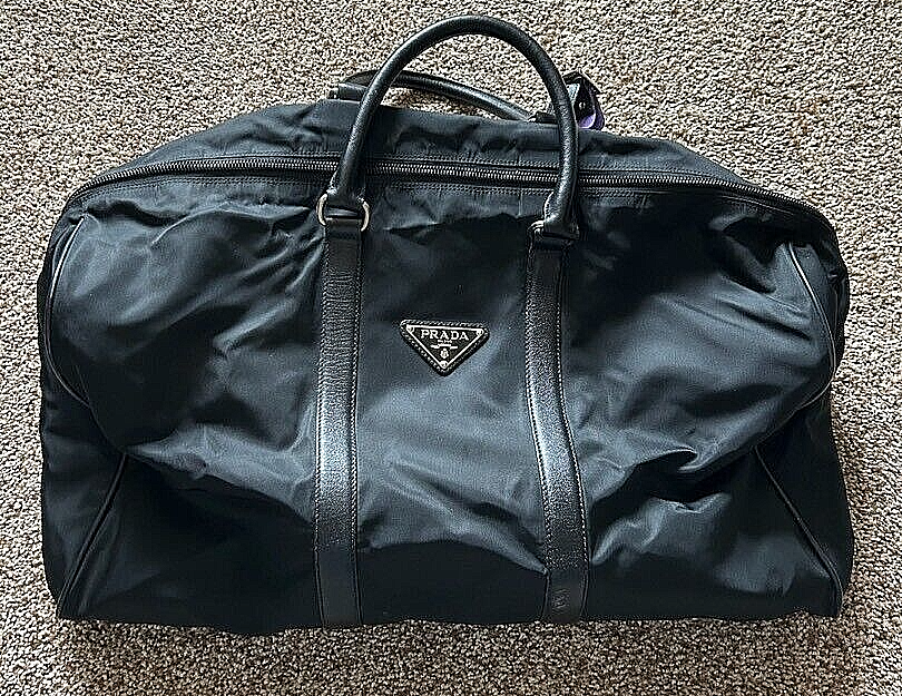 Prada saffiano duffle bag sale
