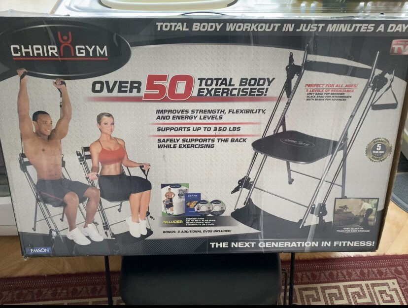 Chair Gym, With Twister, Brand New & Boxed With Workout DVDs, in