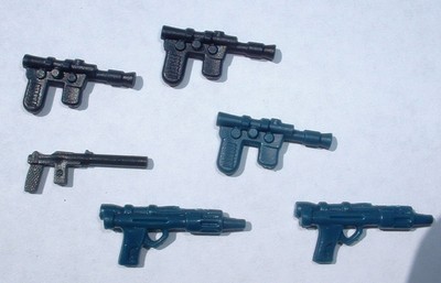 4 LOT REPRO Black/&Blue Stormtrooper Weapon FLOAT//LIGHT 1977 ESB Vintage Star War