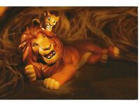 WDCC Disney Post Card Lion King Tribute Series Mufasa and Simba 4 x 6