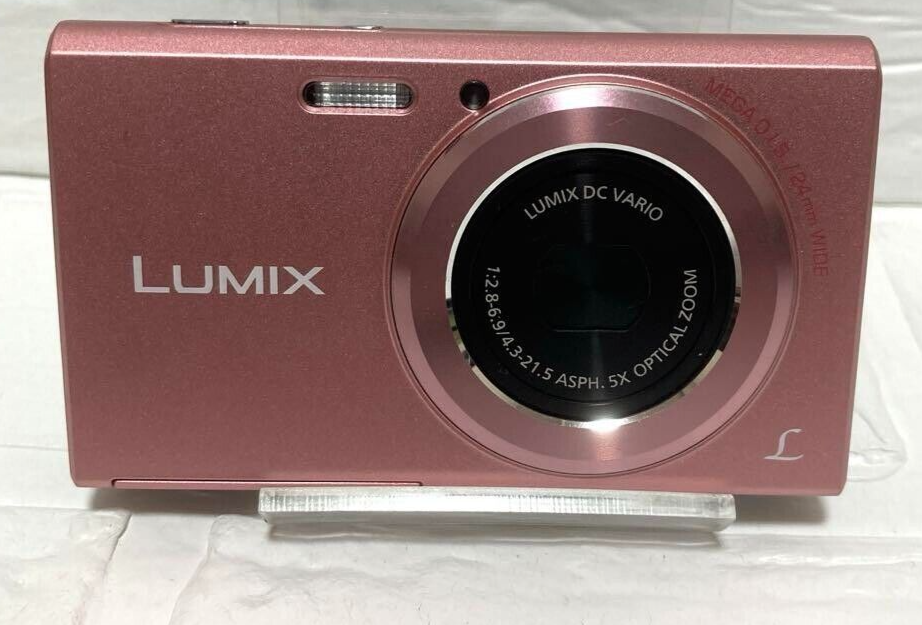Panasonic LUMIX DMC-FH10 Digital Camera pink color 16.6 MP 5x optical Panasonic LUMIX DMC-FH10 Digital Camera pink color 16.6 MP 5x optical