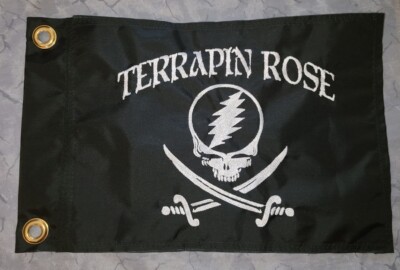 Personalized Grateful Dead Pirate Safety Flag sailboat ATV UTV JEEP Golf Cart