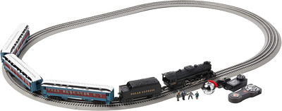 the Polar Express Lionchief 5.0 Electric O Gauge Train Set with Bluetooth & Remo