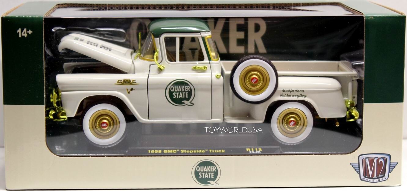 M2 Machines QUAKER STATE 1958 GMC Stepside Truck R113/23-28