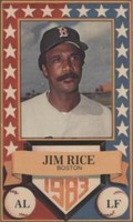 1983 Perma-Graphics/Topps Credit Cards - Jim Rice #150-ASA8304