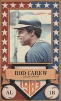 1983 Perma-Graphics/Topps Credit Cards - Rod Carew #150-ASA8302