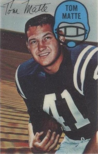 1970 Kellogg's 3-D Super Stars Tom Matte #3