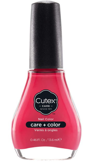 Cutex CARE + COLOR Nail Polish High Impact Color 150 Flower Pout BNIB