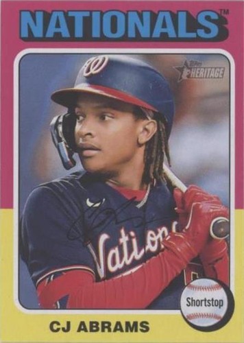 2024 Topps Heritage Mini - C.J. Abrams #446