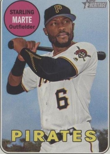 2018 Topps Heritage - Starling Marte #185