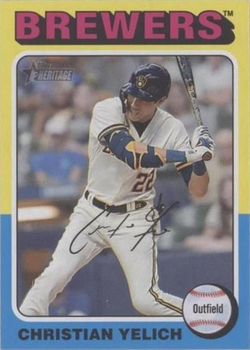2024 Topps Heritage Mini - Christian Yelich #369