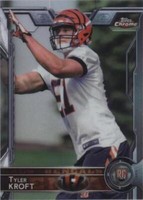2015 Topps Chrome Mini Tyler Kroft #190
