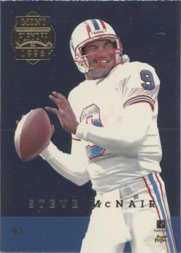 1996 Playoff Trophy Contenders Chris Sanders Steve McNair #43