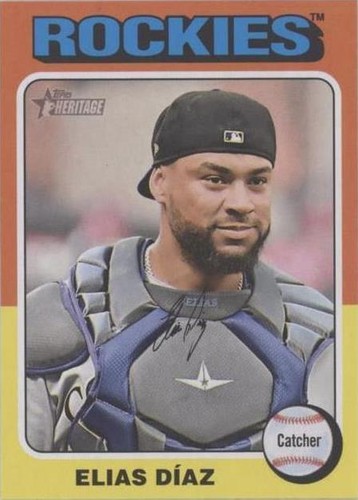 2024 Topps Heritage Mini - Elias Diaz #474