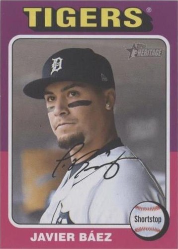 2024 Topps Heritage Mini - Javier Báez #408