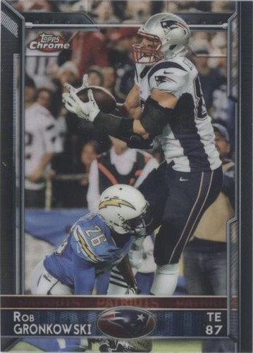 2015 Topps Chrome Mini Rob Gronkowski #10