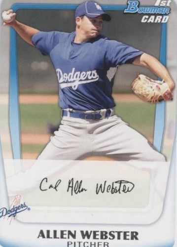 2011 Bowman - Allen Webster #BP89