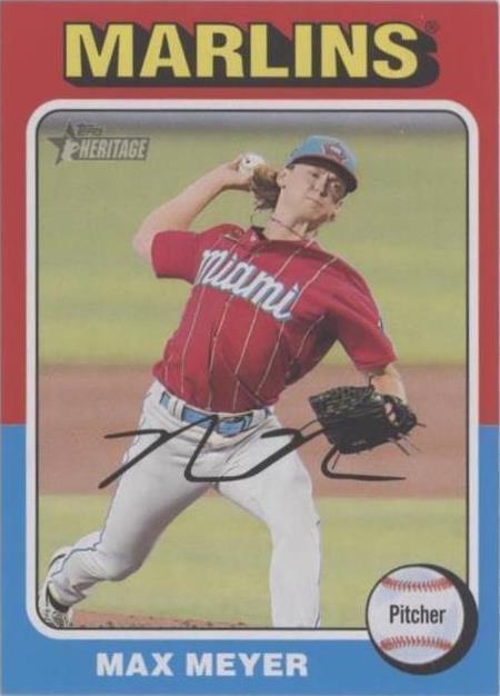 2024 Topps Heritage Mini - Max Meyer #492