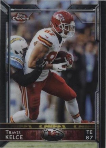 2015 Topps Chrome Mini Travis Kelce #86