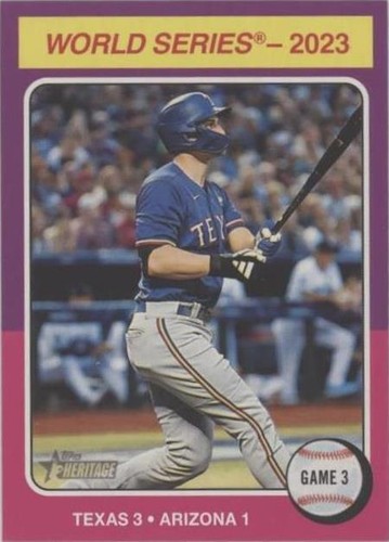 2024 Topps Heritage Mini - Corey Seager #463