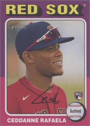 2024 Topps Heritage Mini - Ceddanne Rafaela #420