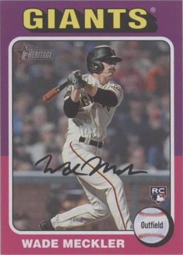 2024 Topps Heritage Mini - Wade Meckler #179