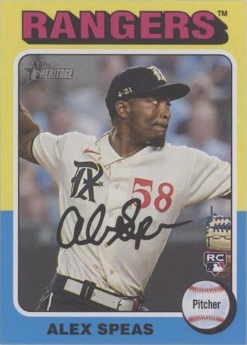 2024 Topps Heritage Mini - Alex Speas #274