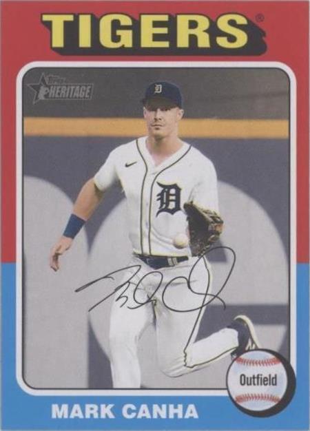 2024 Topps Heritage Mini - Mark Canha #107