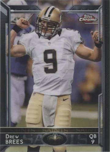 2015 Topps Chrome Mini Drew Brees #12