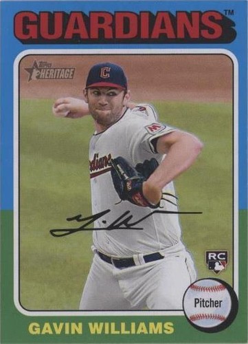 2024 Topps Heritage Mini - Gavin Williams #489