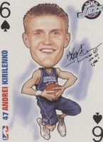 2006-07 All Pro Deal Playing Cards - Andrei Kirilenko #6S