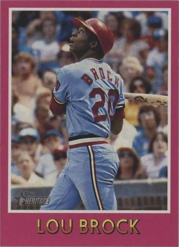 2024 Topps Heritage Mini - Lou Brock #75BS-35