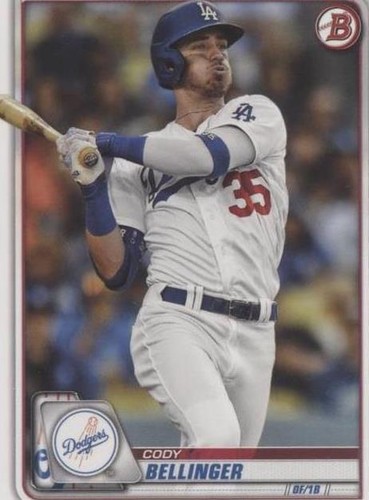 CODY BELLINGER DODGERS 2020 WS CHAMPION SIGNED 22X26 CANVAS