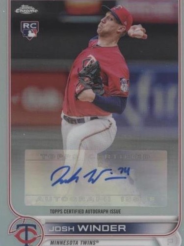 2022 Topps Chrome Update Series - Josh Winder #AC-JWI