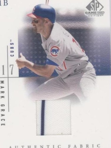 2001 SP Game Used Edition - Mark Grace #MG