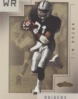 2001 Fleer Showcase Tim Brown #82
