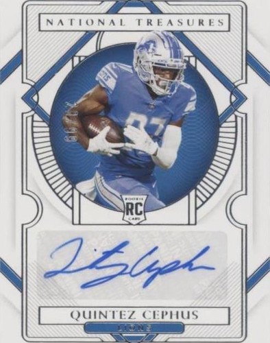 2020 Panini National Treasures Quintez Cephus #120