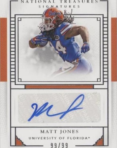 2016 Panini National Treasures Collegiate Matt Jones #40