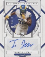 2020 Panini National Treasures Terrell Lewis #108